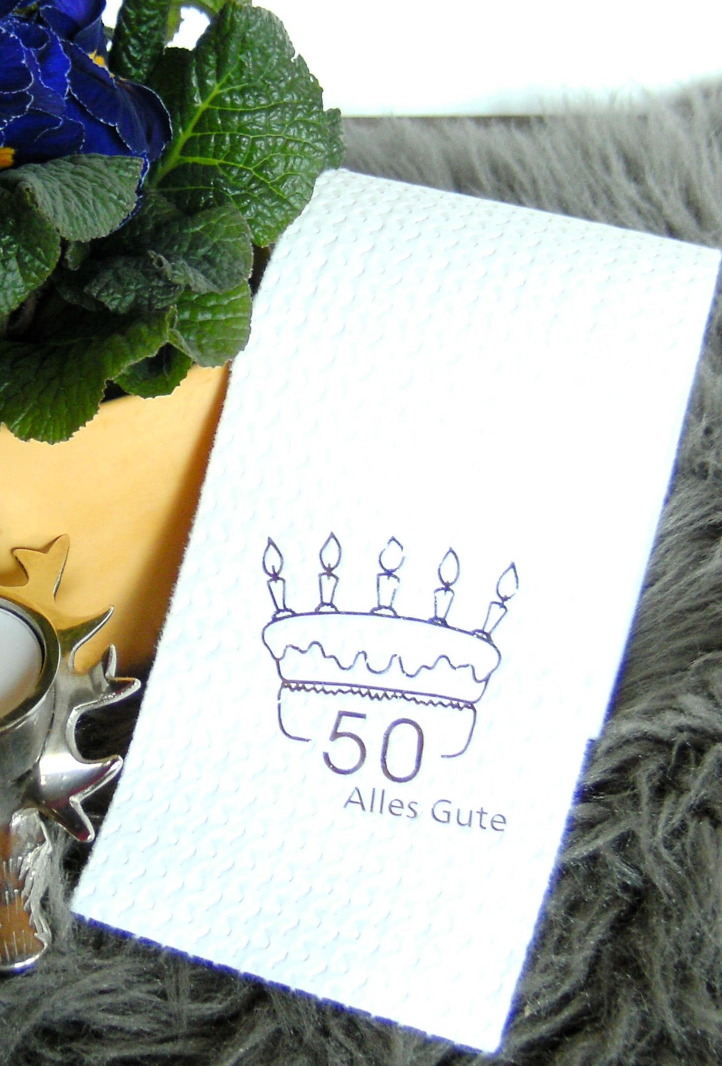 "50 Jahre" auf Weiß