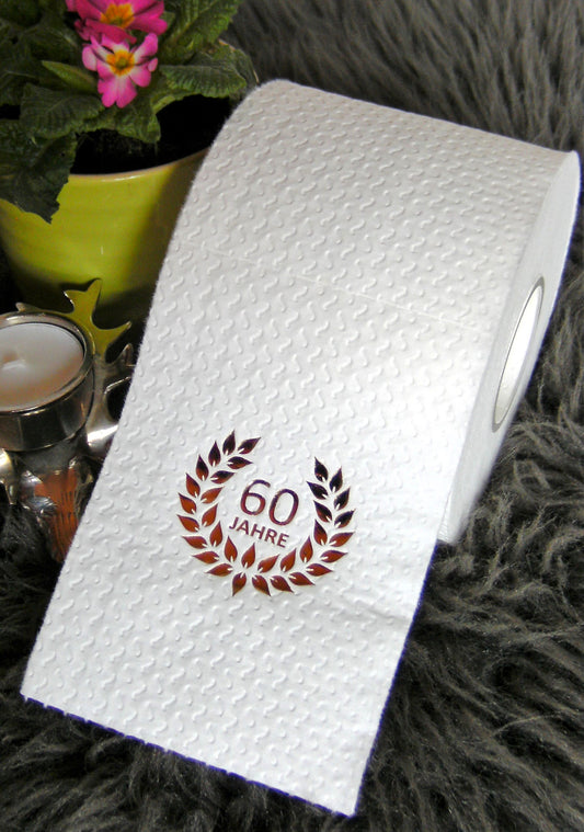 "Zum 60ger" auf Weiß