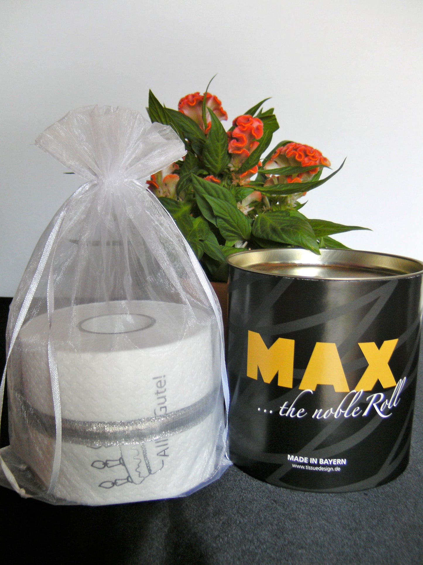 "Alles Gute" auf Weiß