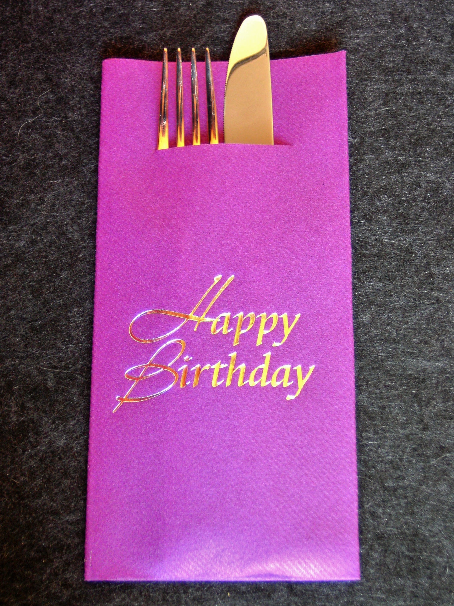 Pocket-Napkins "Happy Birthday"