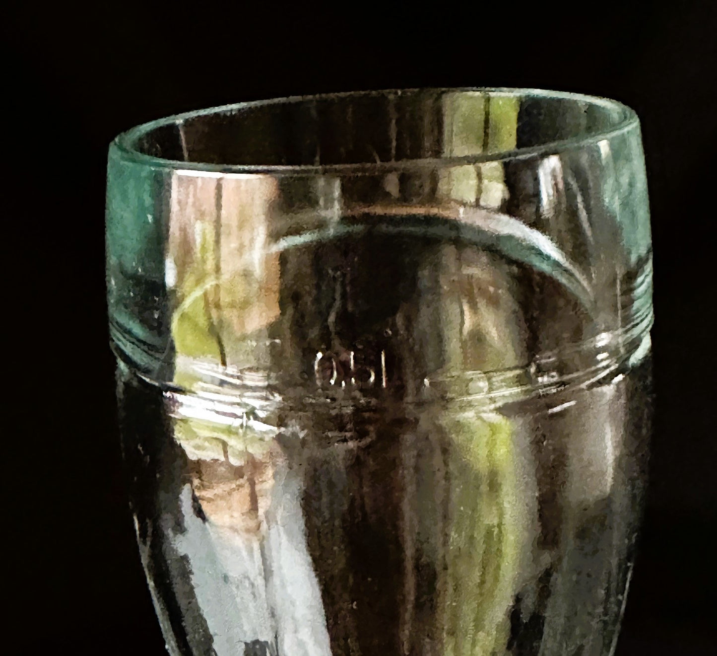 Trinkstiefel 0,5l geeicht mit Fußballer-Gravur