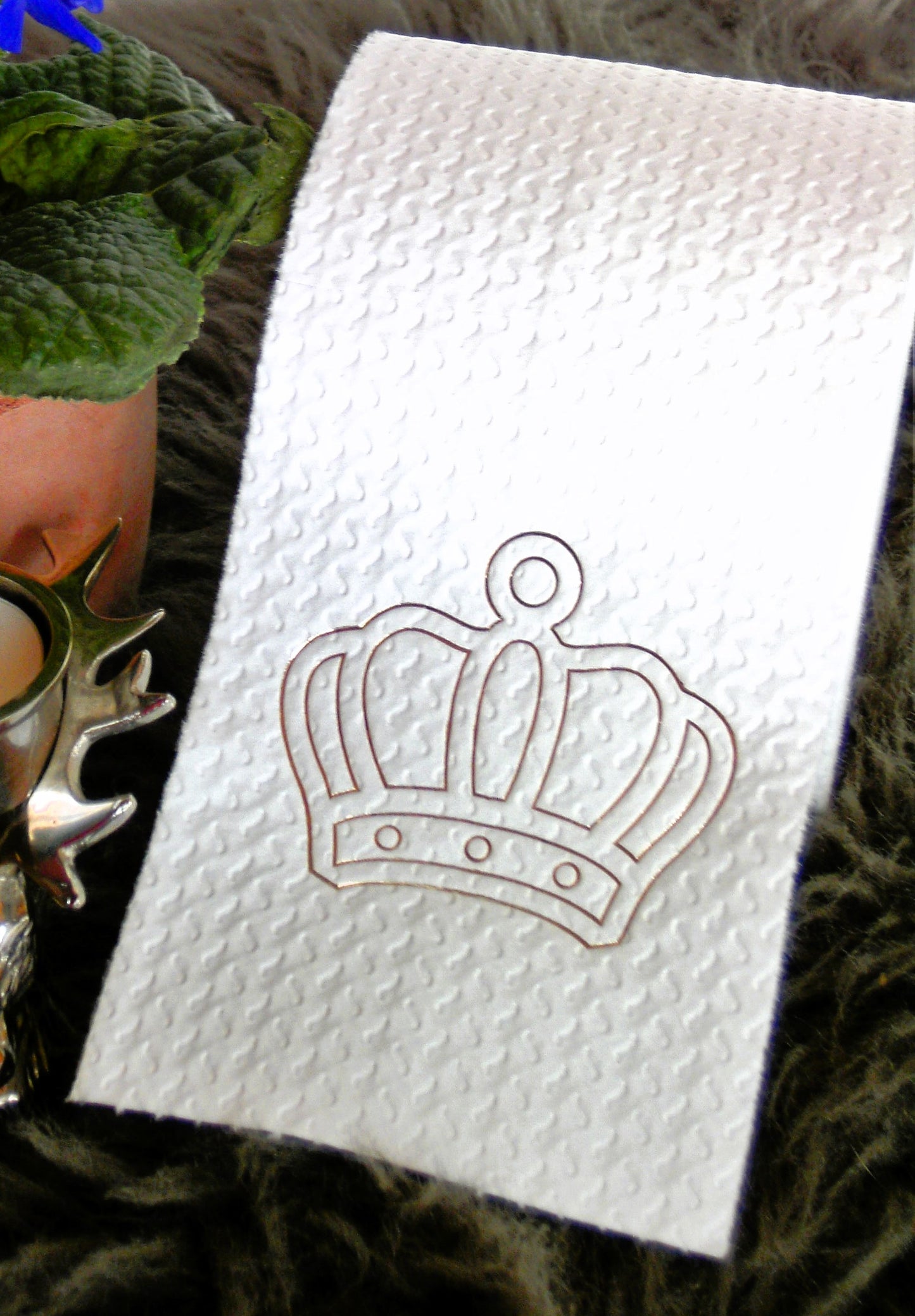 "Crown" on white