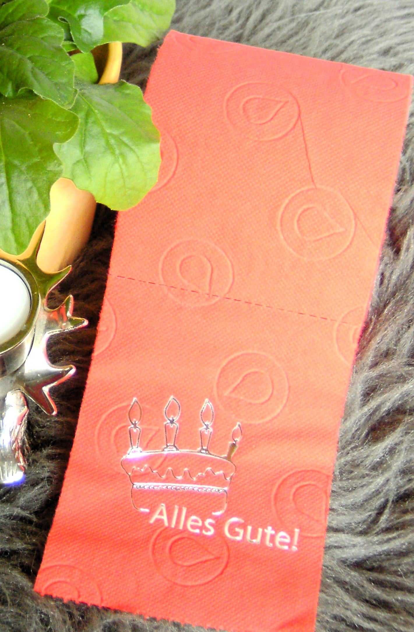 tissuedesign Die edle Rolle "Alles Gute"