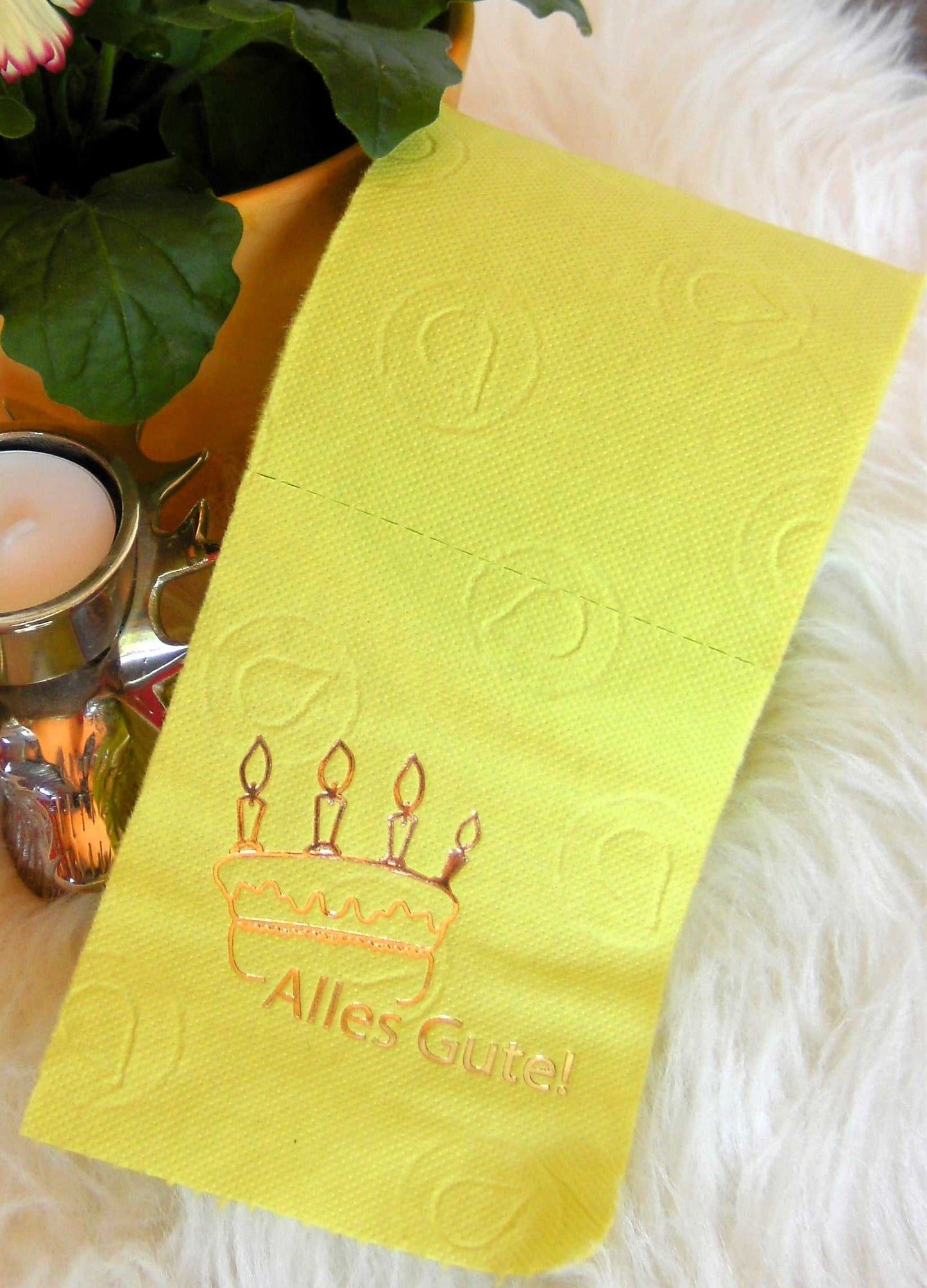 tissuedesign Die edle Rolle "Alles Gute"