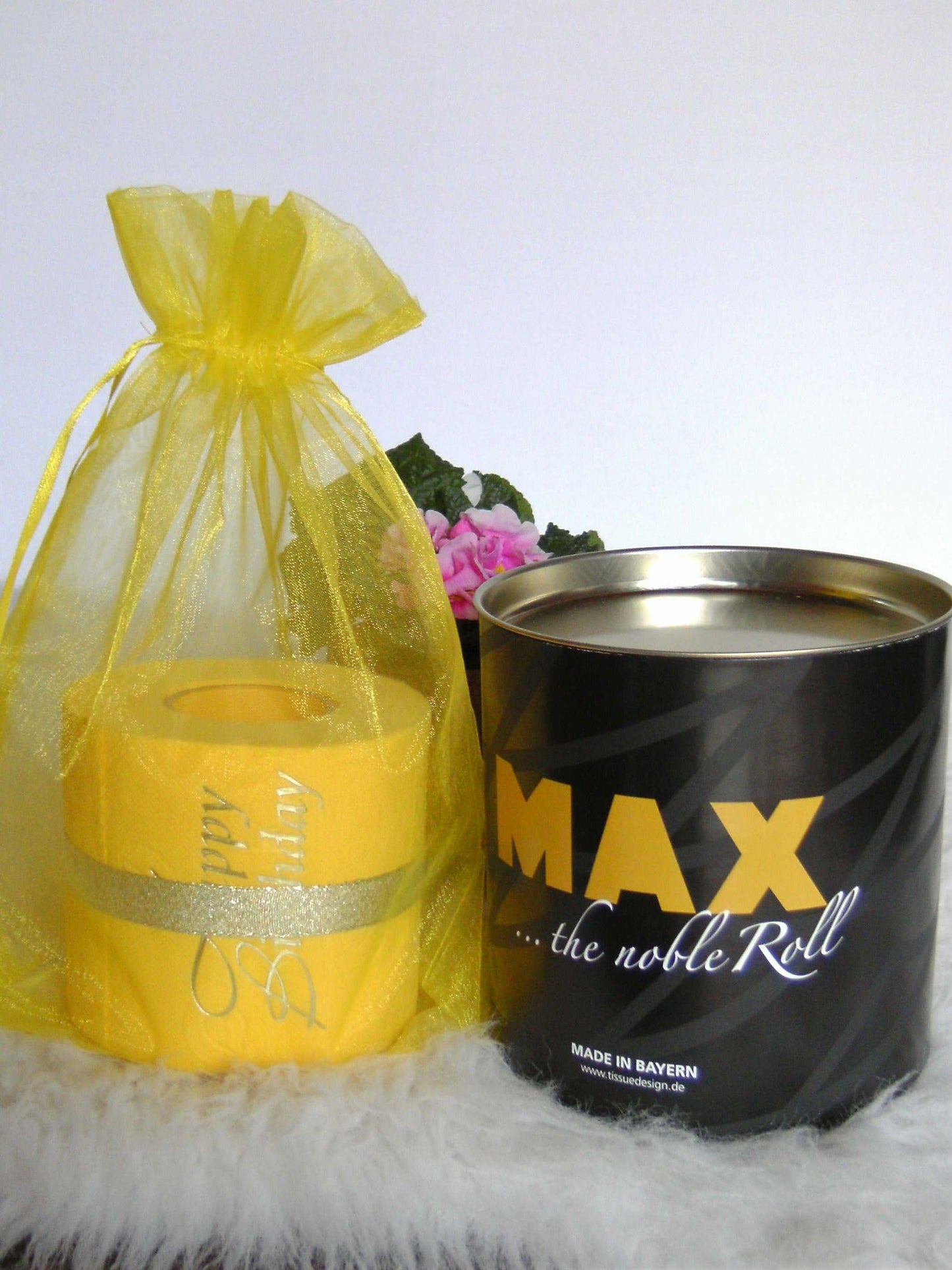 tissuedesign Die edle Rolle "Happy Birthday"
