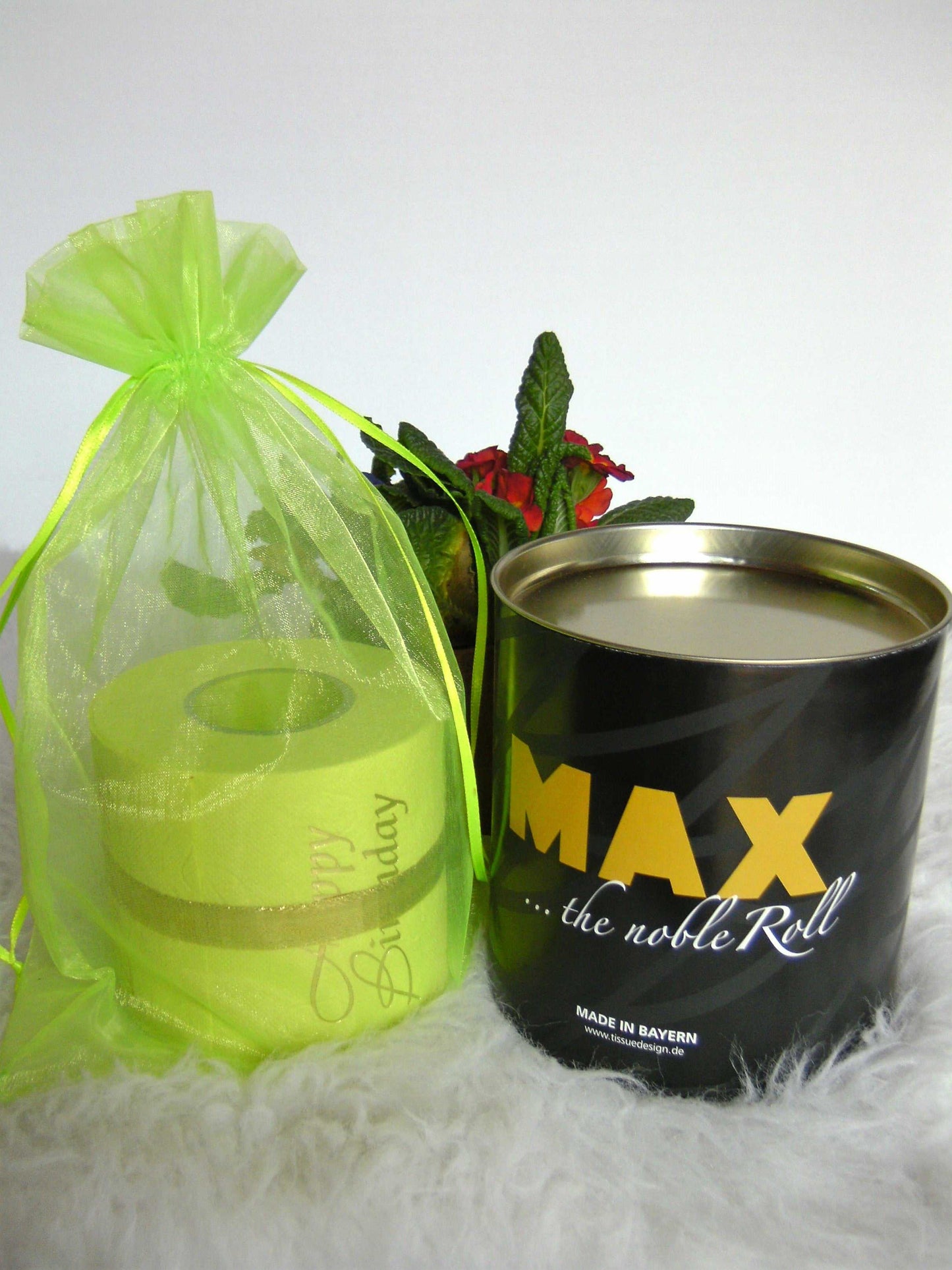 tissuedesign Die edle Rolle "Happy Birthday"