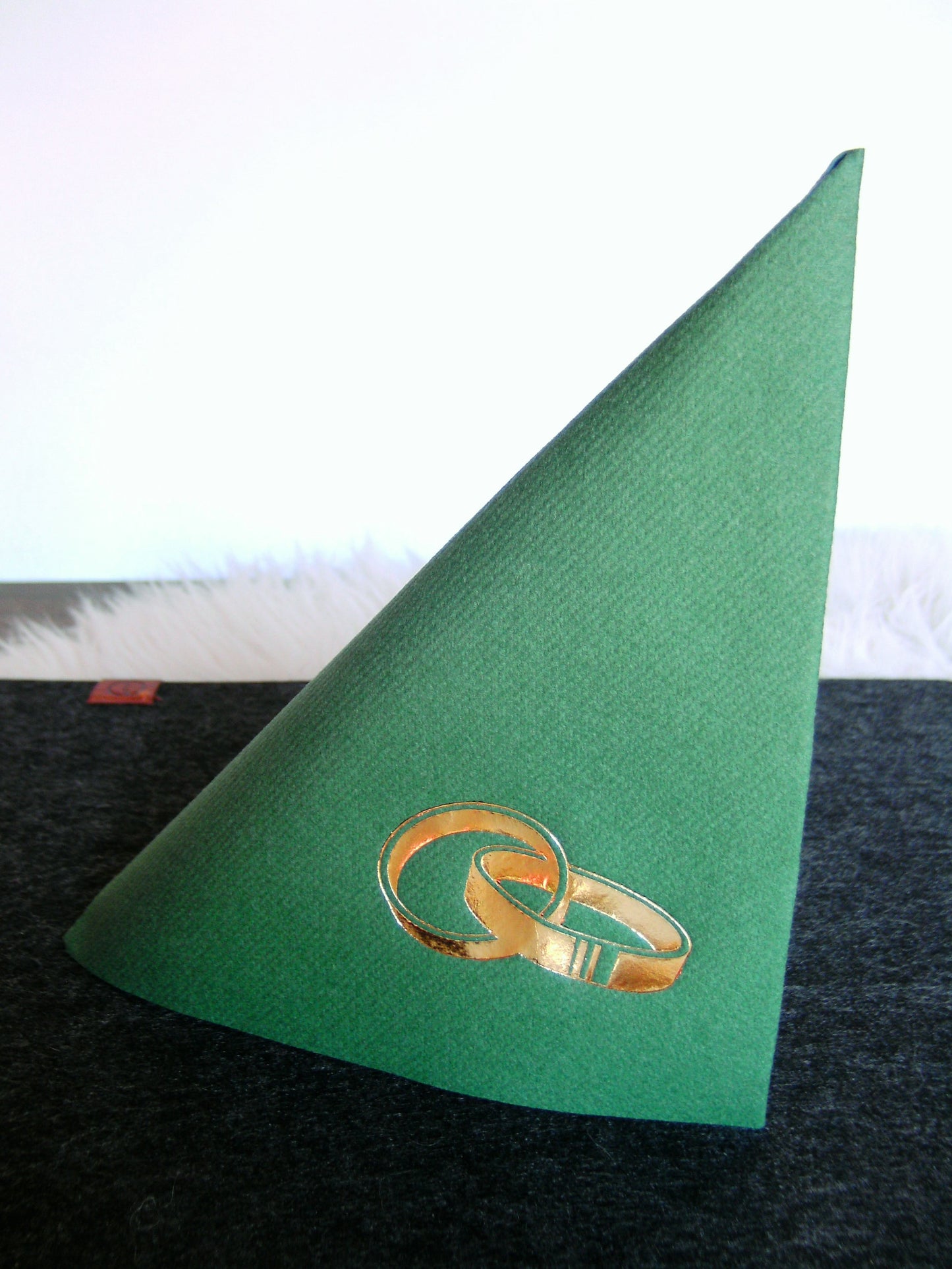 Servietten "Hochzeitsringe"