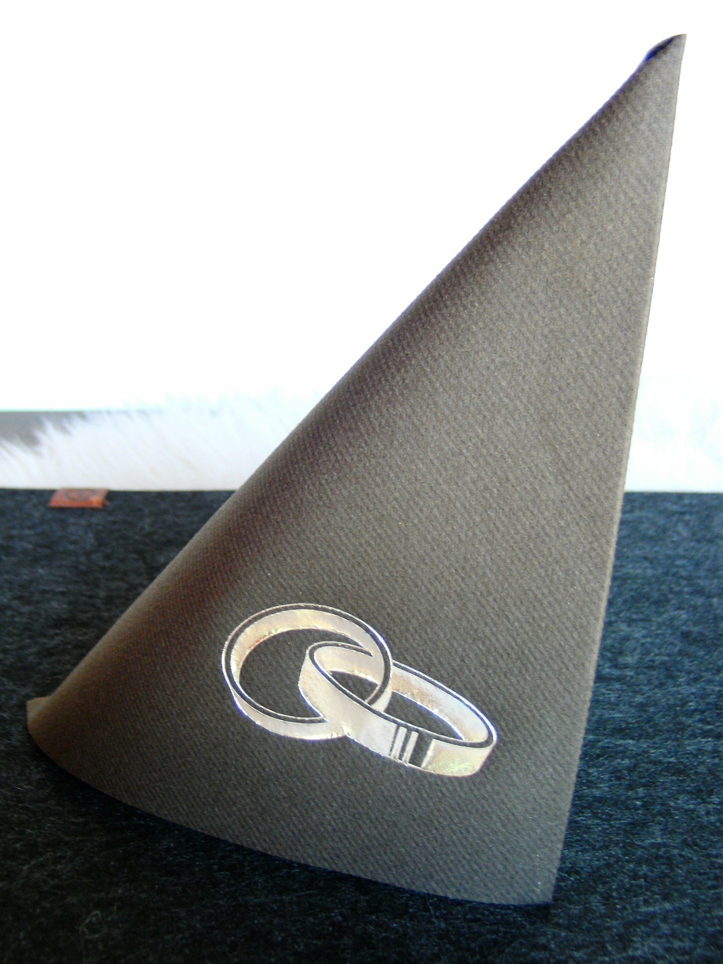 Servietten "Hochzeitsringe"