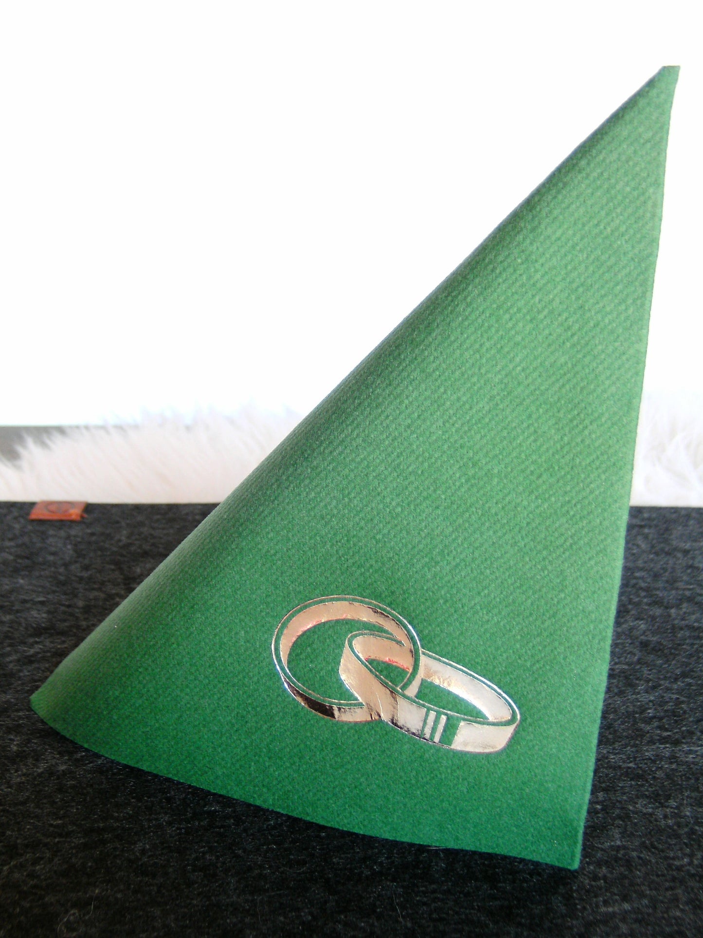 Servietten "Hochzeitsringe"