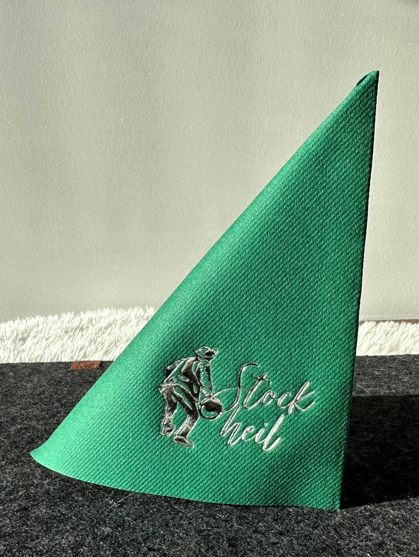 Servietten Eisschütz mit Stockheil