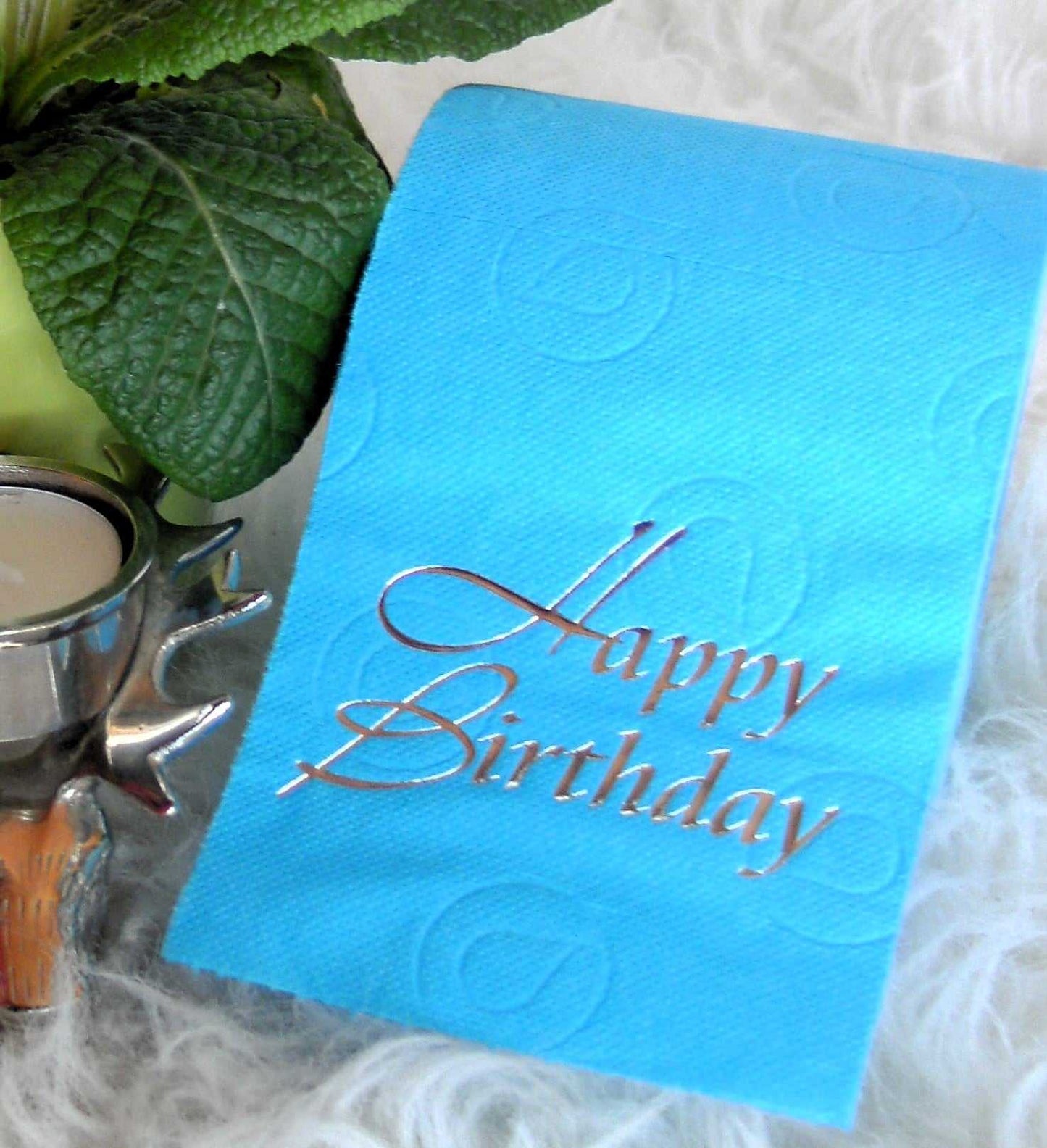 tissuedesign Die edle Rolle "Happy Birthday"