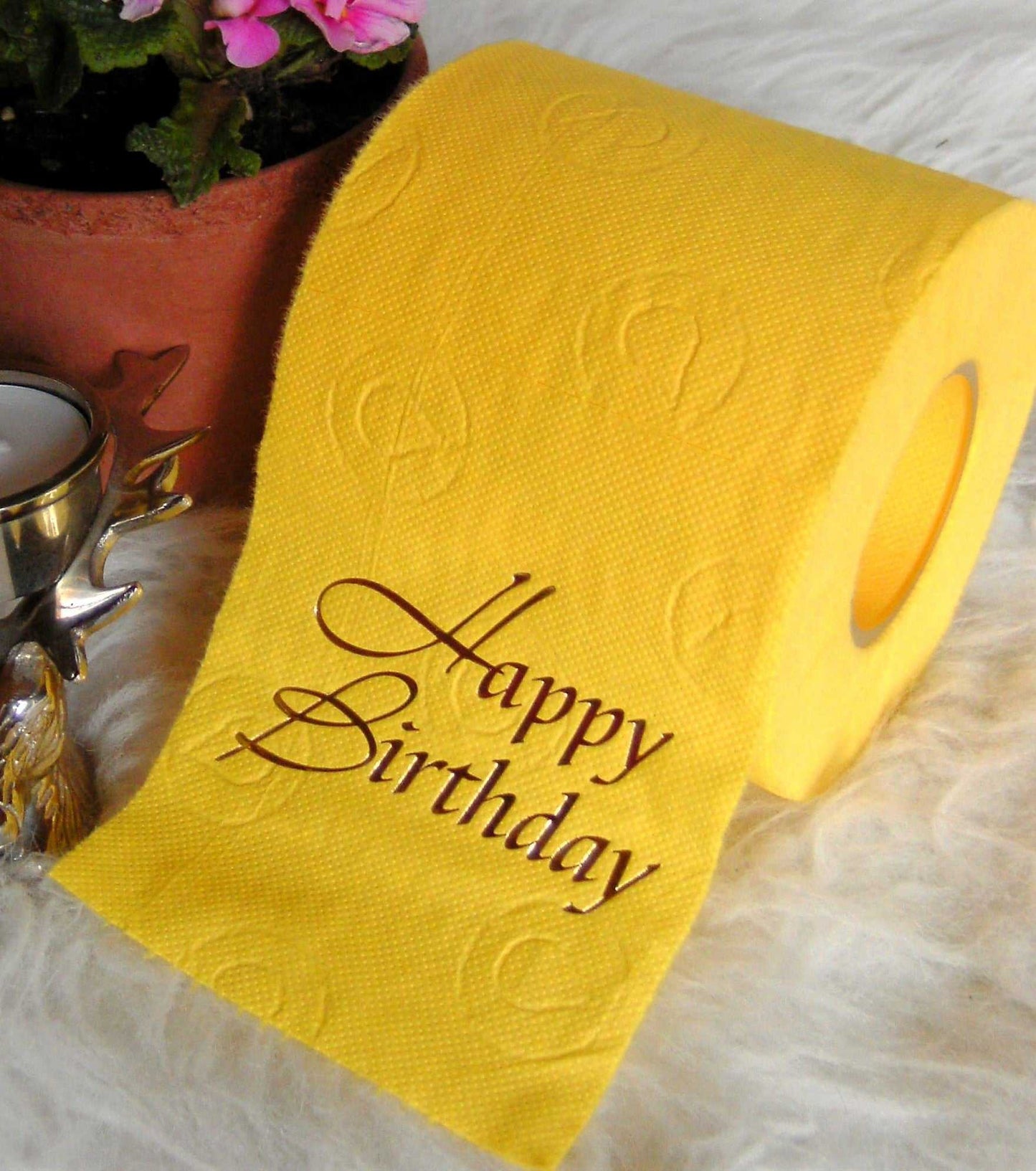 tissuedesign Die edle Rolle "Happy Birthday"
