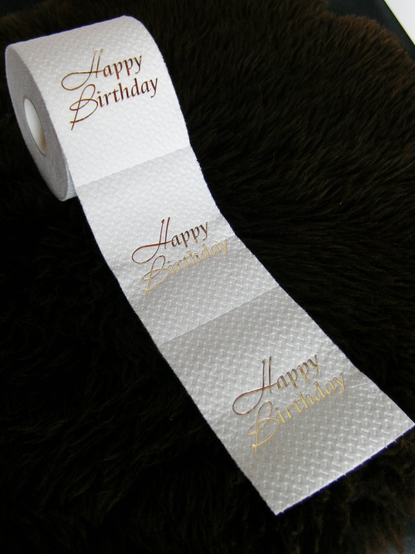 24 carat "Happy Birthday"